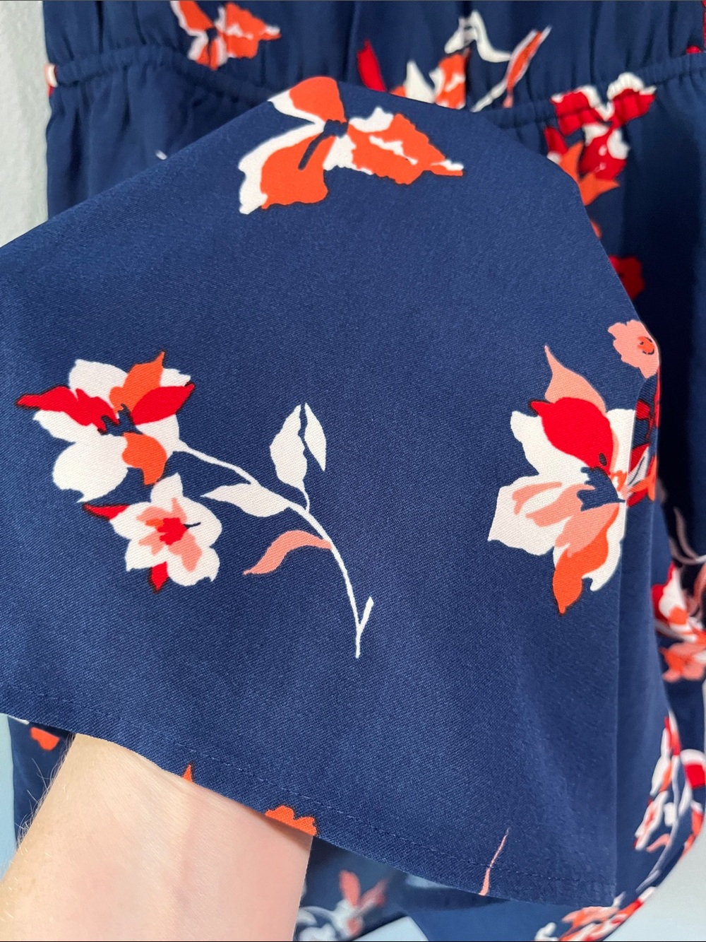 NWT 41 Hawthorne Trisha Split Neck Dress Floral Sleeveless Dress by Stitchfix - Picture 4 of 7